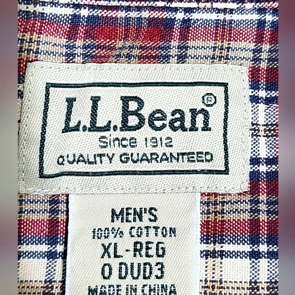 L.L. Bean long-sleeved shirt - Picture 3 of 6